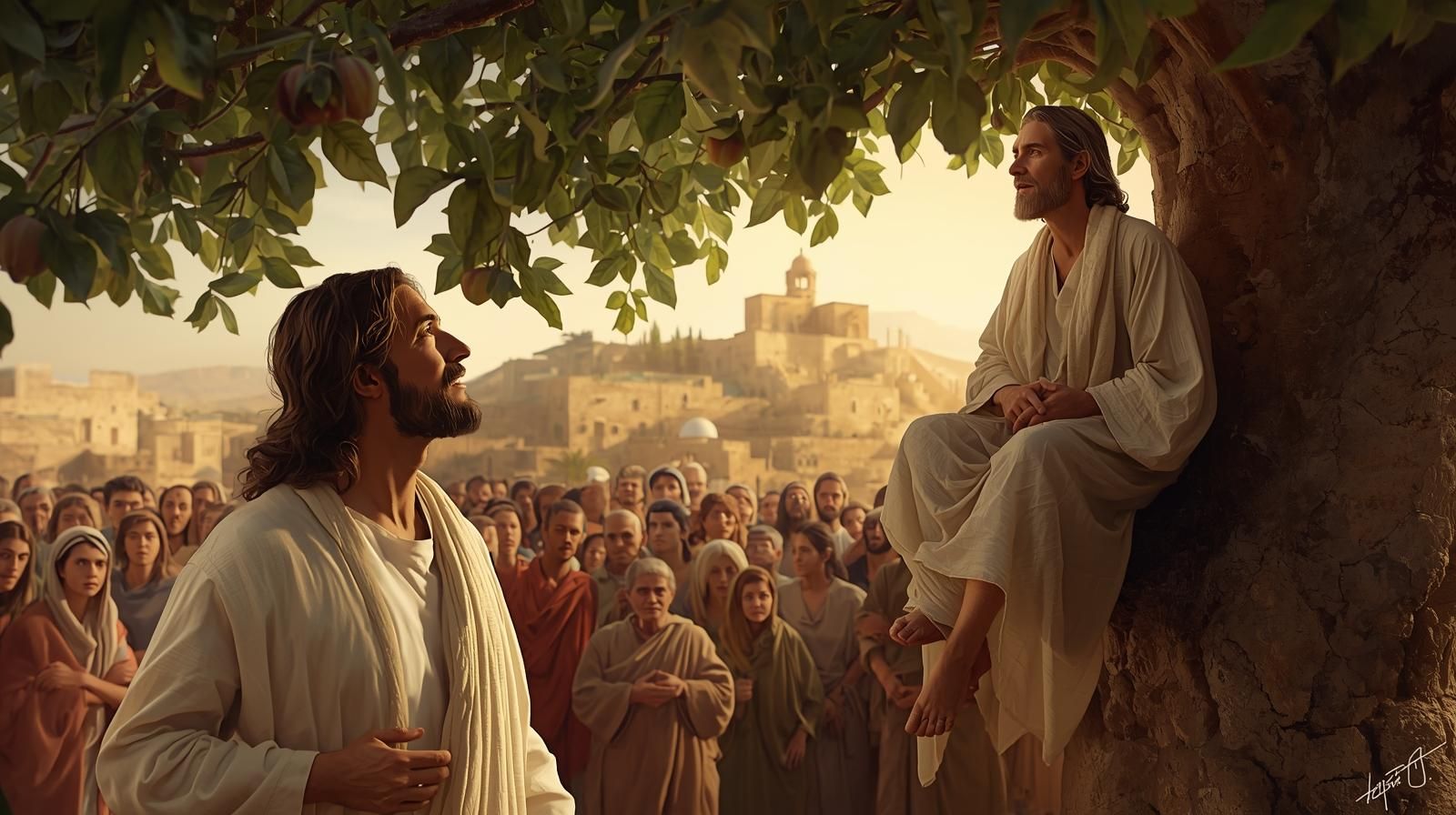 Pertemuan Yesus dengan Zakeus di Pohon Ara yang Mengubah Hidup Seorang Pemungut Cukai Menjadi Saksi Kasih Allah